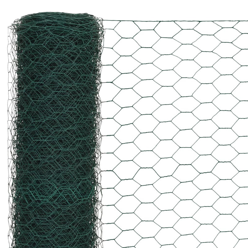 Marcela Green Plastic Wire/Mesh Fence, 150cm H x 2500cm W