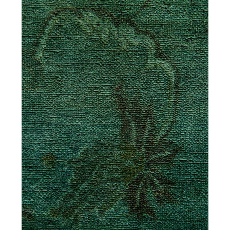 Overdyed One-of-a-Kind 8' 1" X 10' 4" Hand Knotted Area Rug