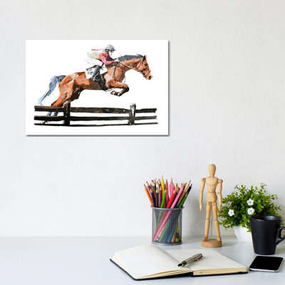 Go Hard Or Go Home by EdsWatercolours - Wrapped Canvas Print