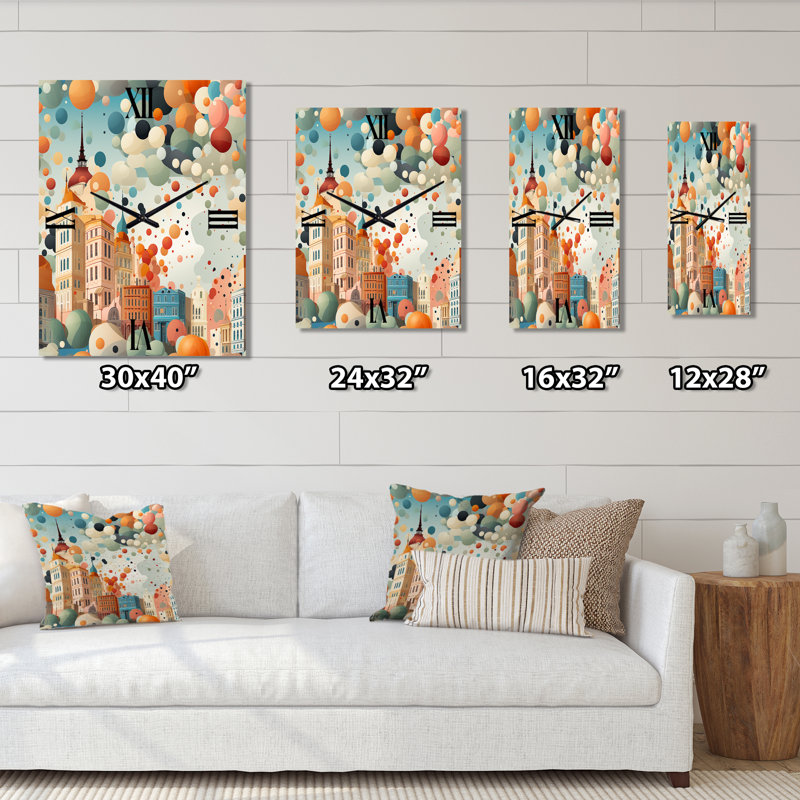 Janaysha - Horloge murale moderne, Grand