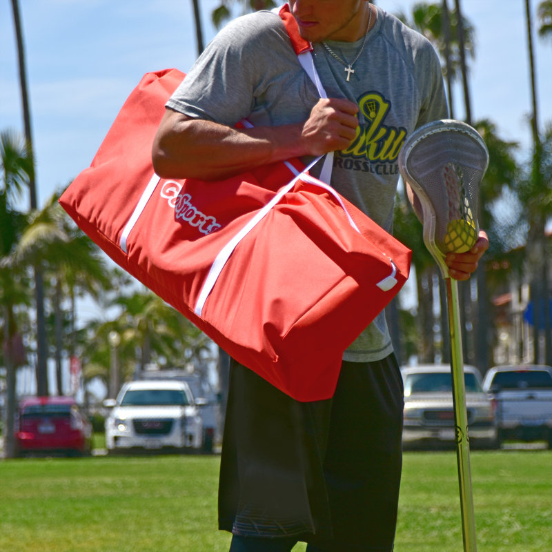 GoSports Regulation 6 ft x 6 ft Lacrosse Net with Steel Frame - The Only Truly Portable Lacrosse Goal, Backyard Setup in Minutes