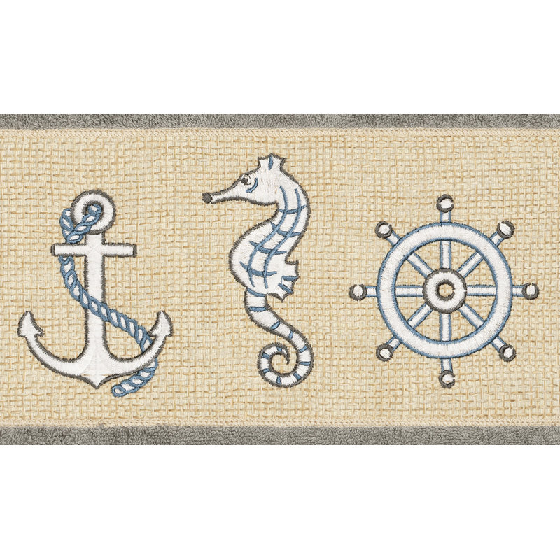 Easton Turkish Cotton Midweight Bath Towel, Dark Gray