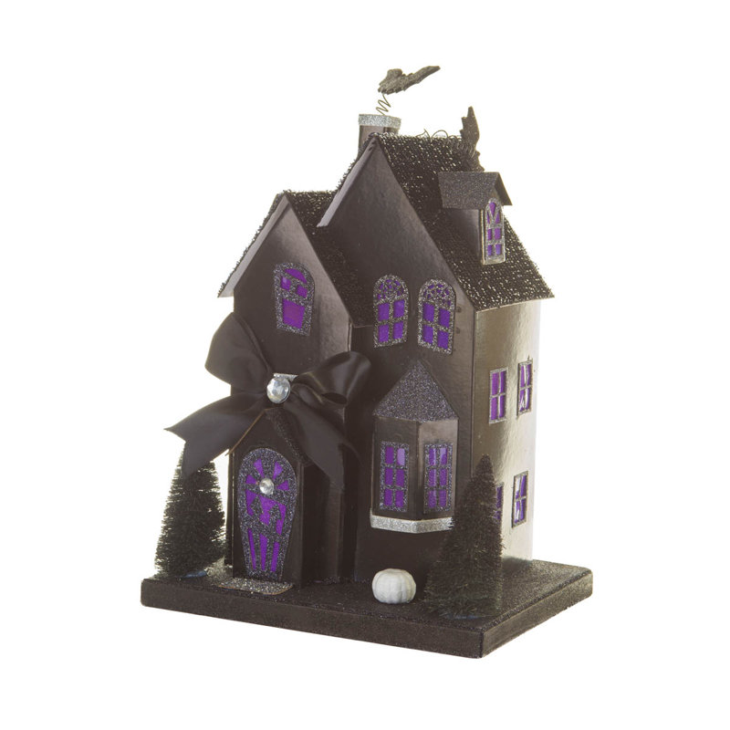 Maison hantée à DEL noire