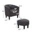 Chaise d'appoint de salon avec repose-pieds l 25,5 po-304421466