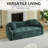 Compression Multifunctional Sofas, 86 Inch Chenille Modern Home Recliner