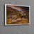 White Floater Framed