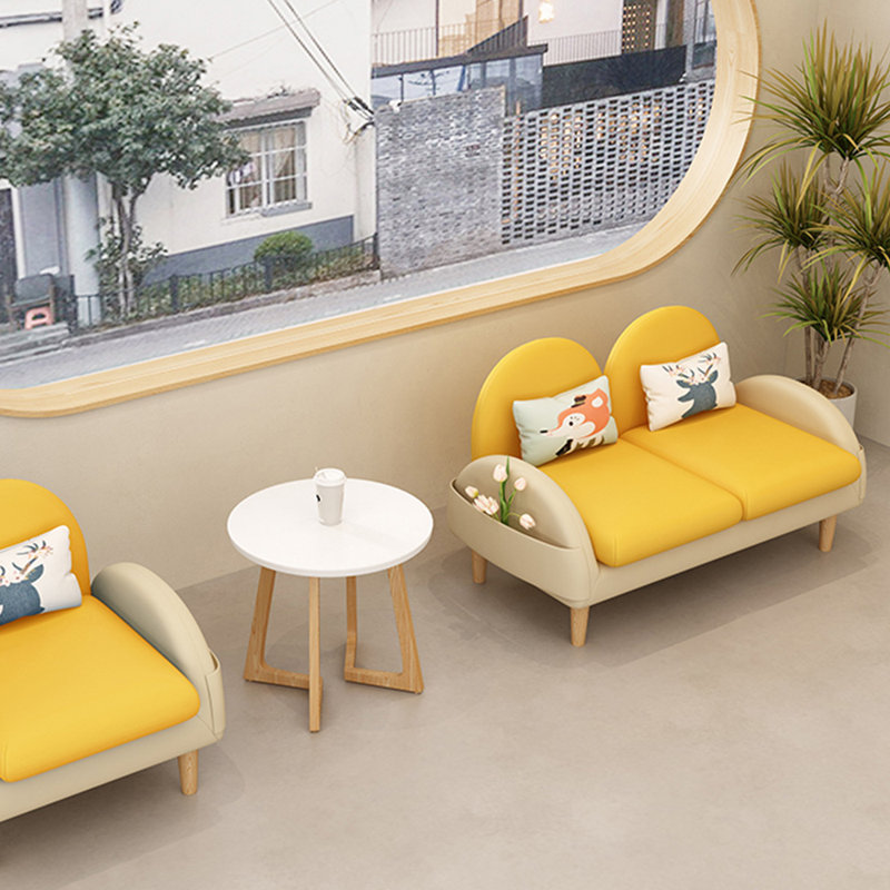 Banc de rangement Casual, Jaune