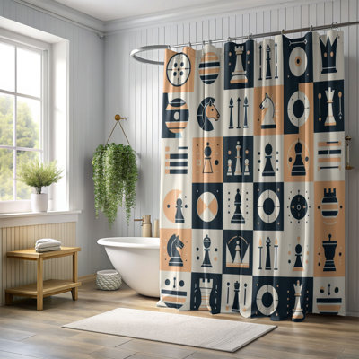 Rideau de douche standard 1 pièce