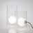 Arniece 11" Halo Glass Table Lamp with Floating Milk Glass Globe-75196558