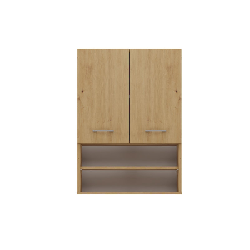 Hilkowski Bathroom Cabinet, Oak