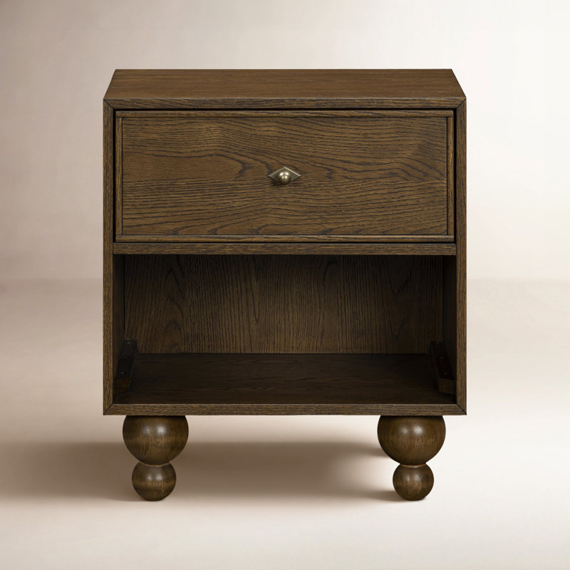 Astre Assembled Nightstand by Nate Berkus, Toffee