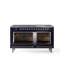 Cuisinière à double combustible de 60 po avec 9 brûleurs scellés et plaque chauffante (porte pleine) Nostalgie II de la série ILVE-511378188-511378222