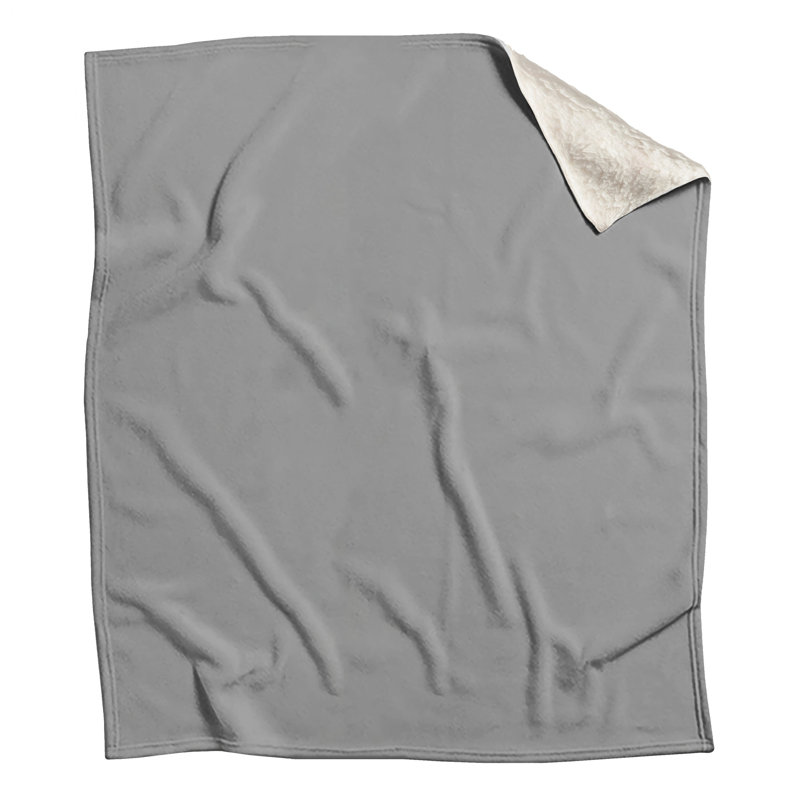 Gray Abstract Mountains Blankets, 60in W x 80in H