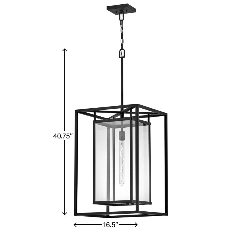 Max Outdoor Pendant, Black