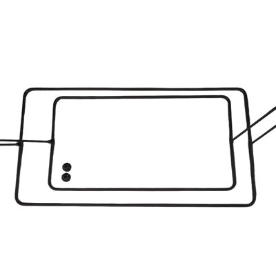 Anneau de douche rectangulaire, support 12 po par Strom Living