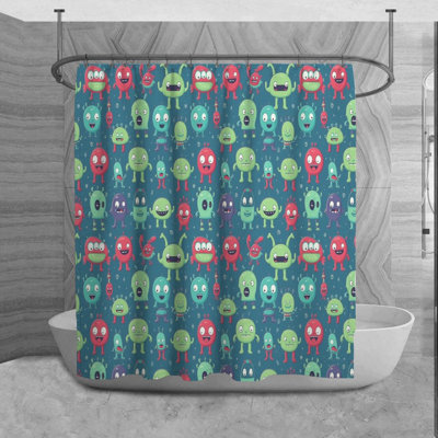 Waldwick Microfiber Shower Curtain
