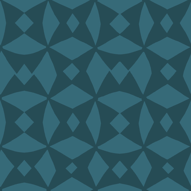 Susan Hable 33' L x 20.5" W Wallpaper Roll, Blue