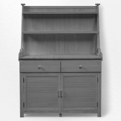 Outdoor Fir Wood Potting Bench