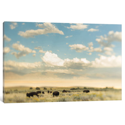 « the troupeau », reproduction de photo sur toile