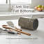 Porte-ustensiles en marbre fait à la main pour rangement pour ustensiles de cuisine et plateau de table - Organisateur pour comptoir, garde-manger, salle de bain, vase à fleurs, bureau et table