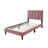 Twin Adjustable Headboard Bed With Linen Cover - Comfortable & Modern Design 12 Support Blend For A Relaxing Night-1883906222