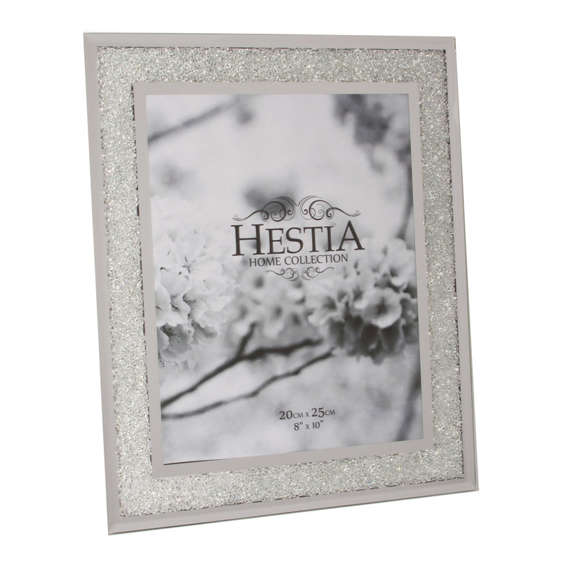 Wartrace Silver Glass Picture Frame, 8" x 10"