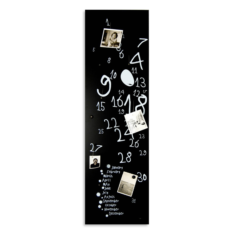 Magnetic Metal Photo Memo Board, Black