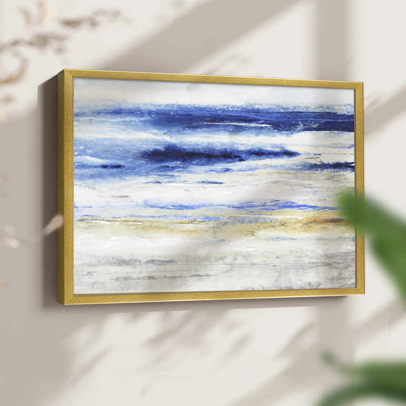 Choppy Seas I - Reproduction encadrée - Restickable, H 8 po x l 10 po