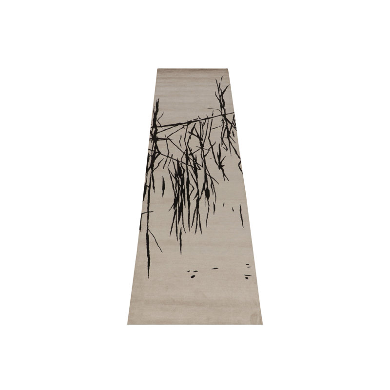 Handmade Silk and Wool Area Rug