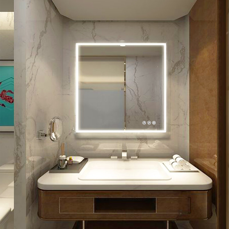 Miroir de salle de bain mural Ibanez, 36 po x 36 po