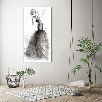Fashion Illustration - Wrapped Canvas Print
