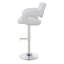 Tabouret de bar 29 po à hauteur réglable noir et chrome-562431777
