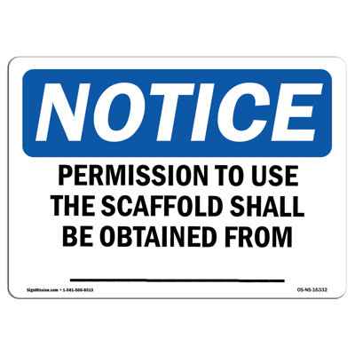 Permission to Use the Scaffold Obtained from Sign
