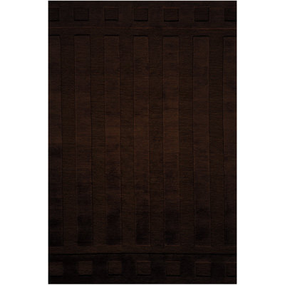 Corbu One-of-a-Kind 6' X 9' Wool Area Rug in Dark Brown