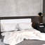 Ensemble de chambre à coucher 3 pièces, étagère à chaussures Baltimore + 2 tables de chevet Omaha