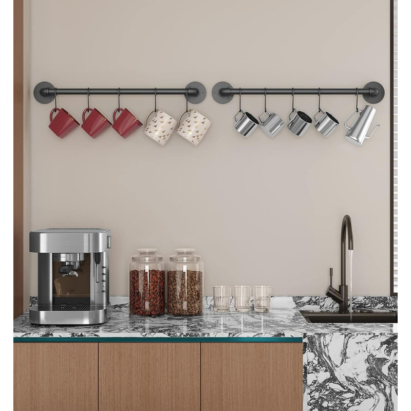 Cast Iron Round Wall Mounted Pot Rack