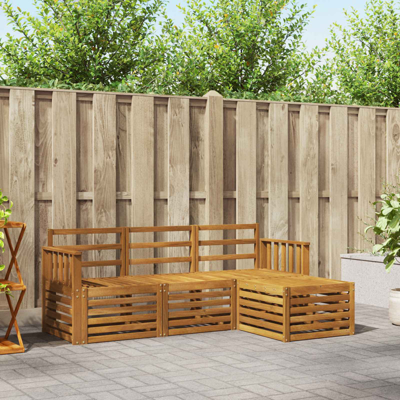 189.5cm Wide Patio Sectional Set