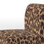 Fauteuil de chambre Leopard Fur II - rembourré