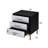 Myles Black Nightstands
