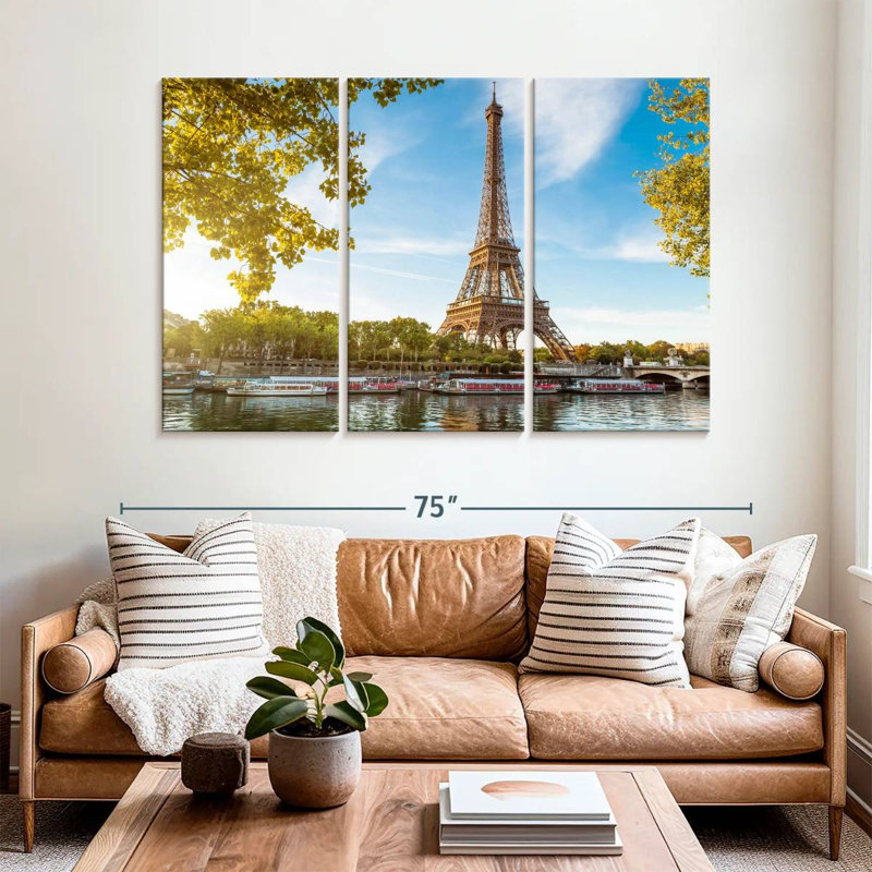 Sebbie Paris Tower, 42" H x 65" W
