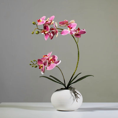 Ornement de décoration de bureau fleur simulée