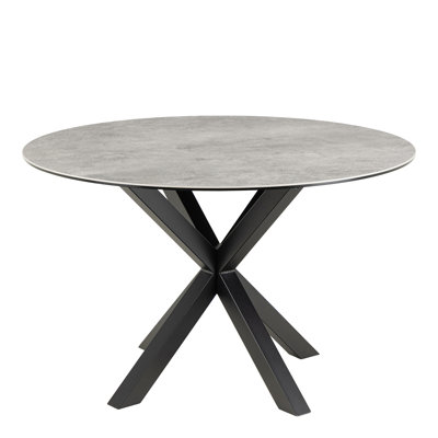 Harrisonburg Round Metal Base Dining Table