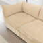Canapé modulaire rembourré en chenille avec canapé en L 3 places-1648383253