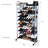 40 Pair Shoe Rack