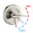 Shower Head With Handheld Shower System With 8" Rain Shower Head With Tub Spout (Rough-In Valve Included)