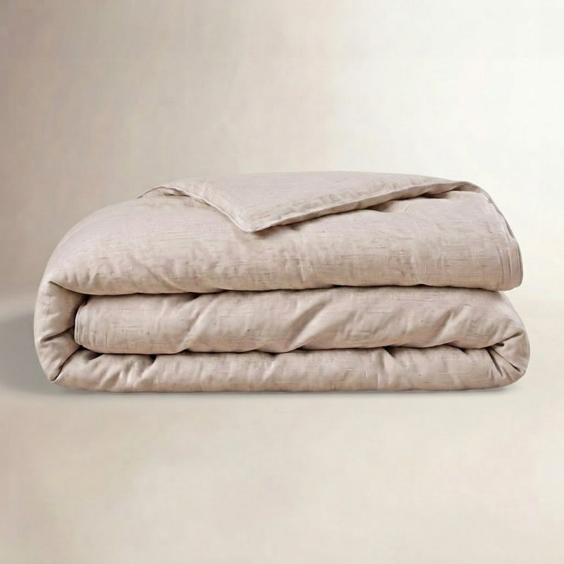 Lush Linen Duvet Cover, King Duvet Cover, Natural