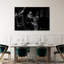 Intense Basketball Action Dramatic Contemporary Wall Art Print 1 Piece Wrapped Canvas Wall Art-527154128