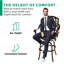 Tabouret de bar 28 po avec coussin Ghugas-2061553603