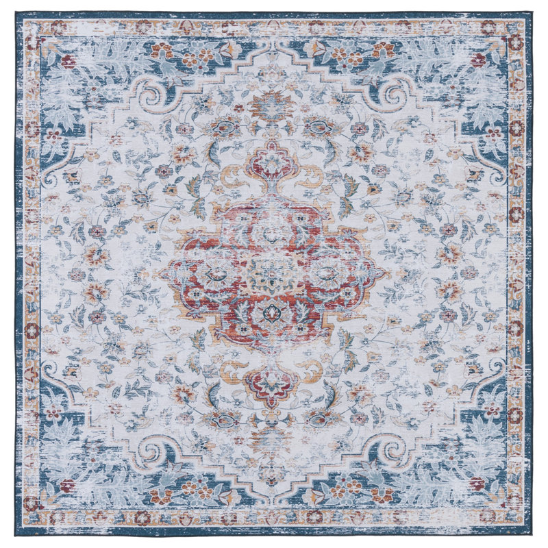 Tucson Performance Machine Washable Oriental Rug, Square 6'