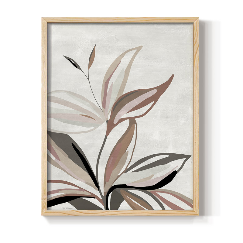 Organic Quilt I Framed Print - Solid Wood, 30" H x 24" W